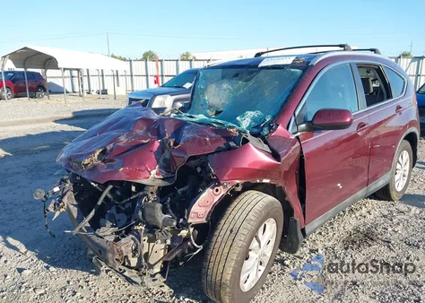 2013 Honda Cr-V Ex-L из США, поврежденный, VIN 5J6RM3H70DL022724